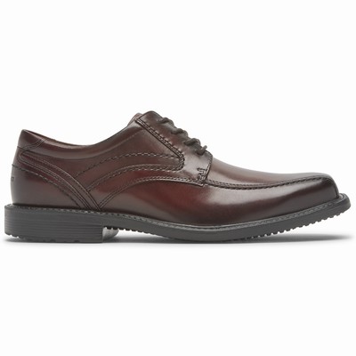 Sapatos Oxfords Rockport Style Leader 2 Bike Toe Homem Bordeaux PT-95241